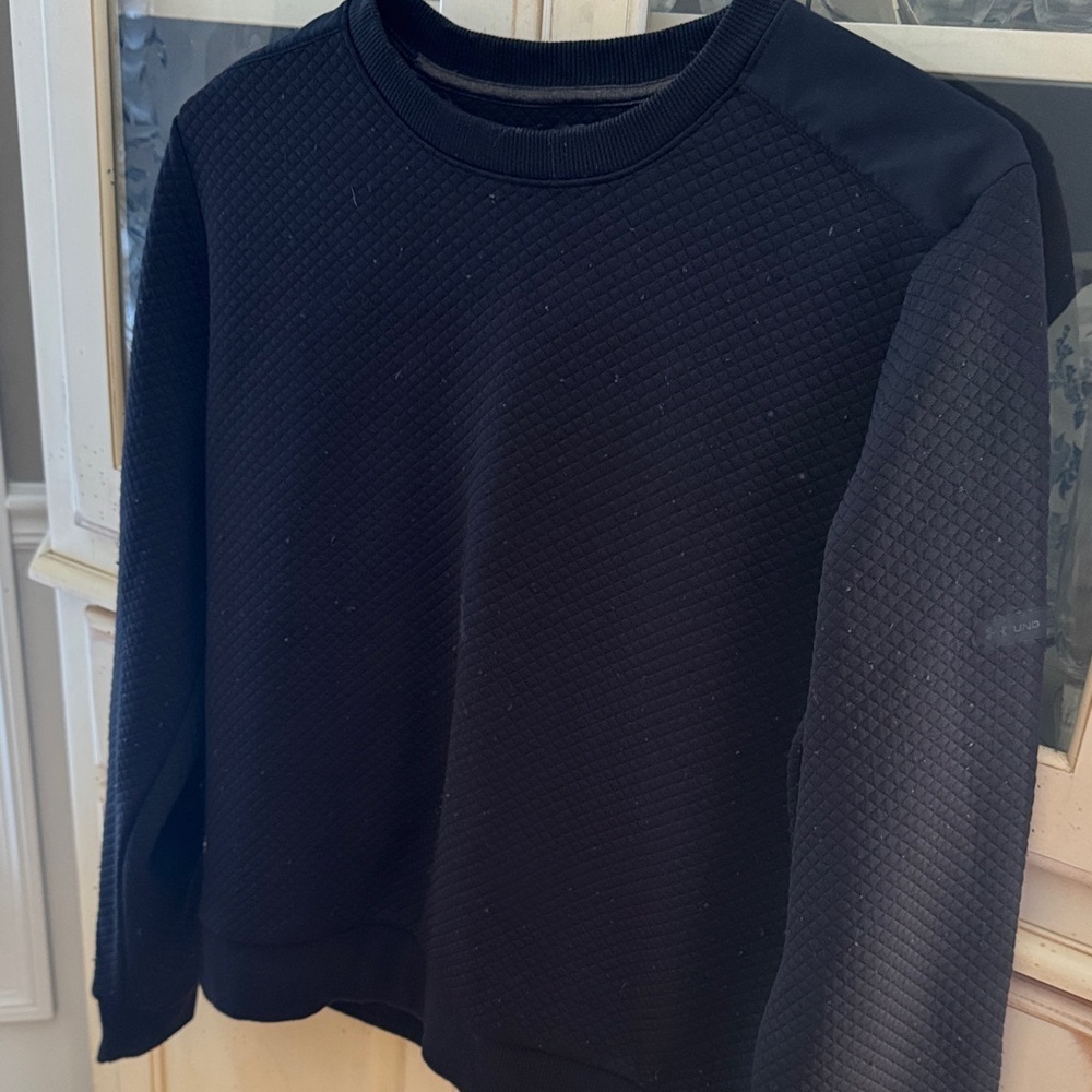 Under Armour Black Sweatshirt men’s quilted M
